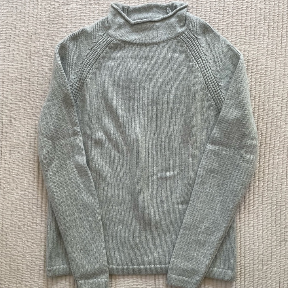 J Crew Rollneck Wool Blend Sweater